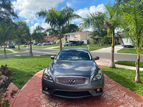 2013 Infiniti G37 Coupe for sale at ONYX AUTOMOTIVE, LLC in Largo FL