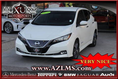 2018 Nissan LEAF for sale at Luxury Motorsports in Phoenix AZ
