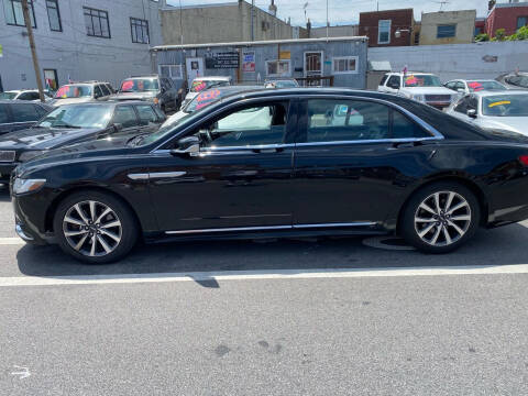 2017 Lincoln Continental for sale at K J AUTO SALES in Philadelphia PA