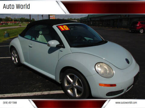 2010 Volkswagen New Beetle Convertible for sale at Auto World in Carbondale IL