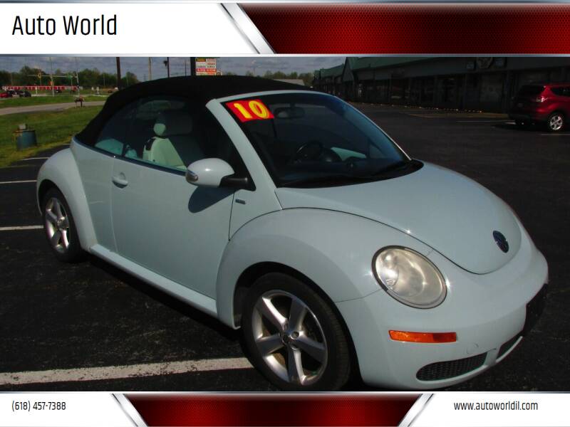 2010 Volkswagen New Beetle Convertible for sale at Auto World in Carbondale IL