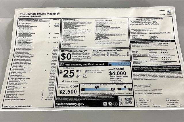 2026 BMW X5 xDrive40i