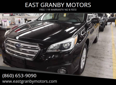 2015 Subaru Outback for sale at EAST GRANBY MOTORS in East Granby CT