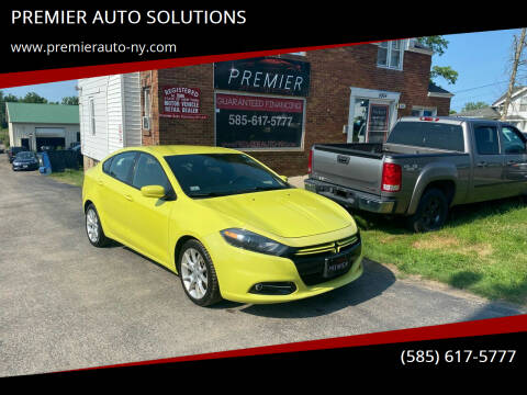 2013 Dodge Dart for sale at PREMIER AUTO SOLUTIONS in Spencerport NY