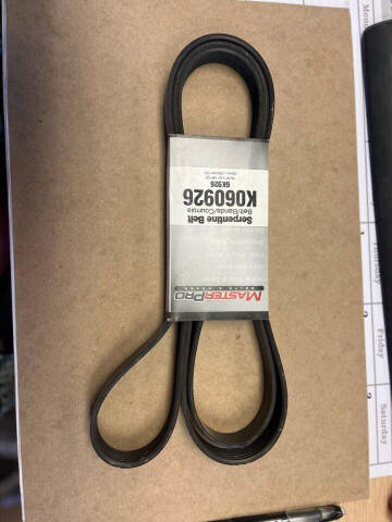  SERPENTINE BELT K060926  6K926 SERPENTINE BELT K060926  6K926 for sale at BENHAM AUTO INC - Peace of Mind Auto Collision and Repair in Lubbock TX