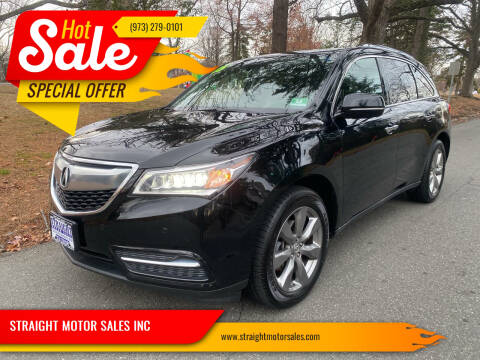 2015 Acura MDX for sale at STRAIGHT MOTOR SALES INC in Paterson NJ