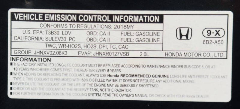 2018 Honda Accord EX-L