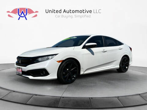 2019 Honda Civic for sale at UNITED Automotive in Denver CO