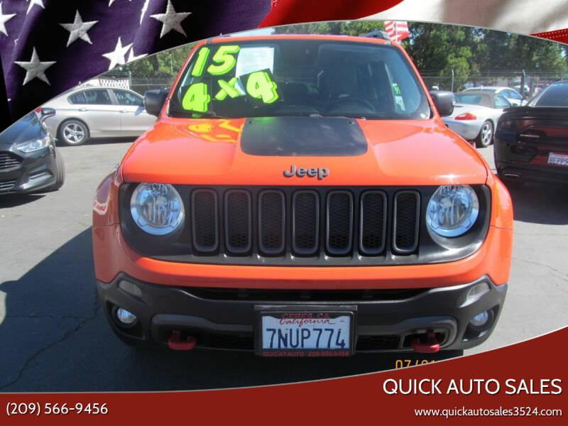 2015 Jeep Renegade for sale at Quick Auto Sales in Ceres CA