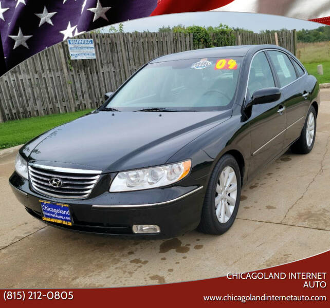2009 Hyundai Azera for sale at Chicagoland Internet Auto - 410 N Vine St New Lenox IL, 60451 in New Lenox IL
