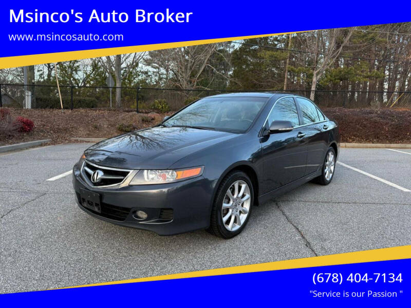 2007 Acura TSX for sale at Msinco's Auto Broker in Snellville GA