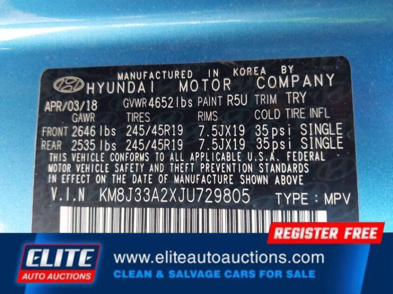 2018 Hyundai Tucson Value