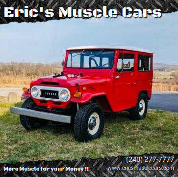 1971 Toyota Land Cruiser for sale at Eric's Muscle Cars in Clarksburg MD
