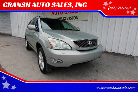 2004 Lexus RX 330 for sale at CRANSH AUTO SALES, INC in Arlington TX