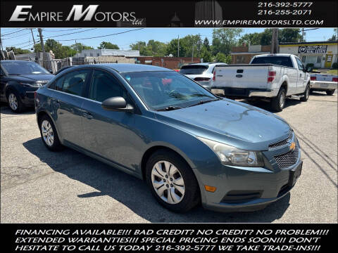 2012 Chevrolet Cruze for sale at Empire Motors LTD in Cleveland OH