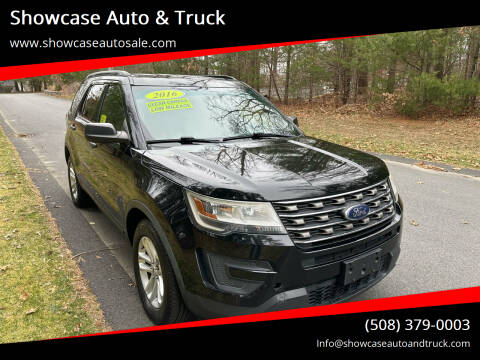 2016 Ford Explorer for sale at Showcase Auto & Truck in Swansea MA