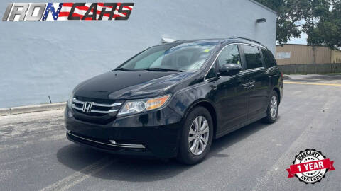 2015 Honda Odyssey for sale at IRON CARS in Hollywood FL
