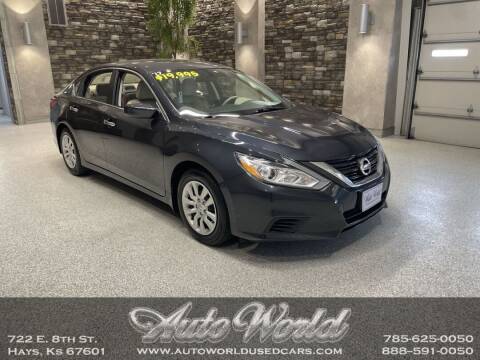 2017 Nissan Altima for sale at Auto World Used Cars in Hays KS