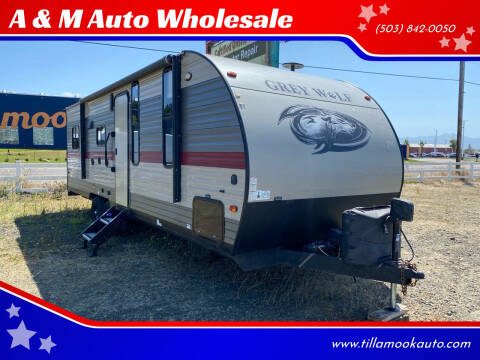 2019 Forest River grey wolf for sale at A & M Auto Wholesale in Tillamook OR