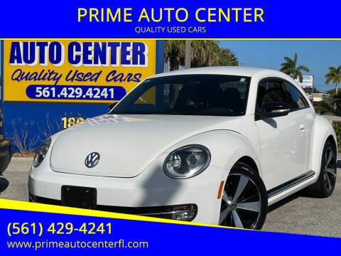 2012 Volkswagen Beetle for sale at PRIME AUTO CENTER in Palm Springs FL