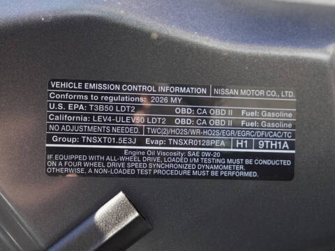 2026 Nissan Rogue SV