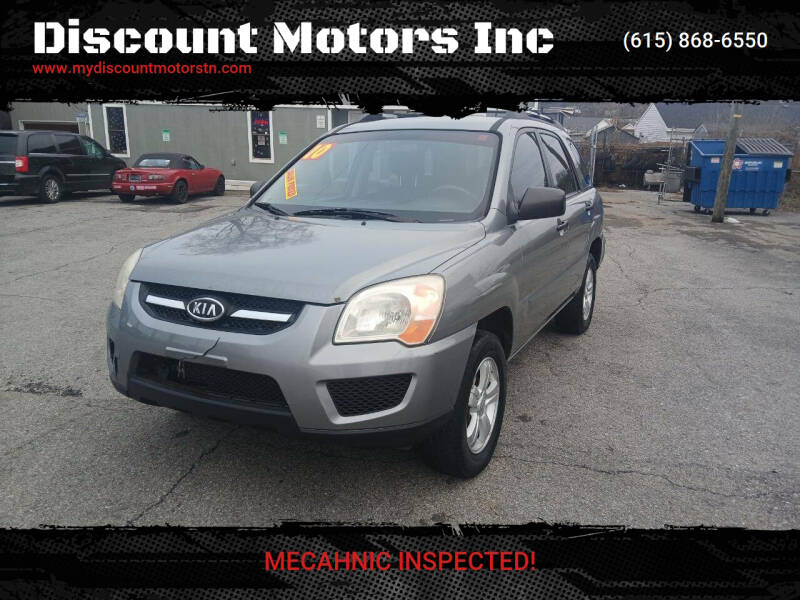 2010 Kia Sportage for sale at Discount Motors Inc in Madison TN