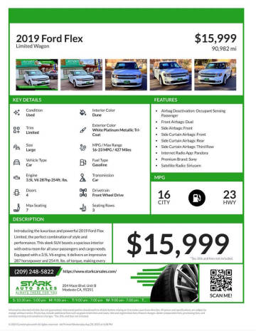 2019 Ford Flex Limited