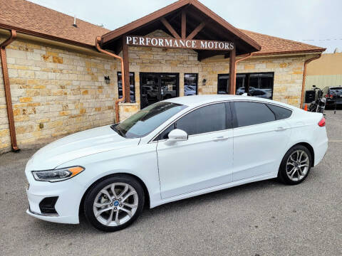 2019 Ford Fusion for sale at Performance Motors Killeen Second Chance in Killeen TX