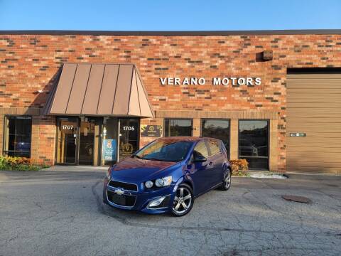 2014 Chevrolet Sonic for sale at Verano Motors in Addison IL