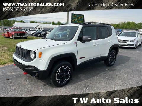 2017 Jeep Renegade for sale at T W Auto Sales in Science Hill KY