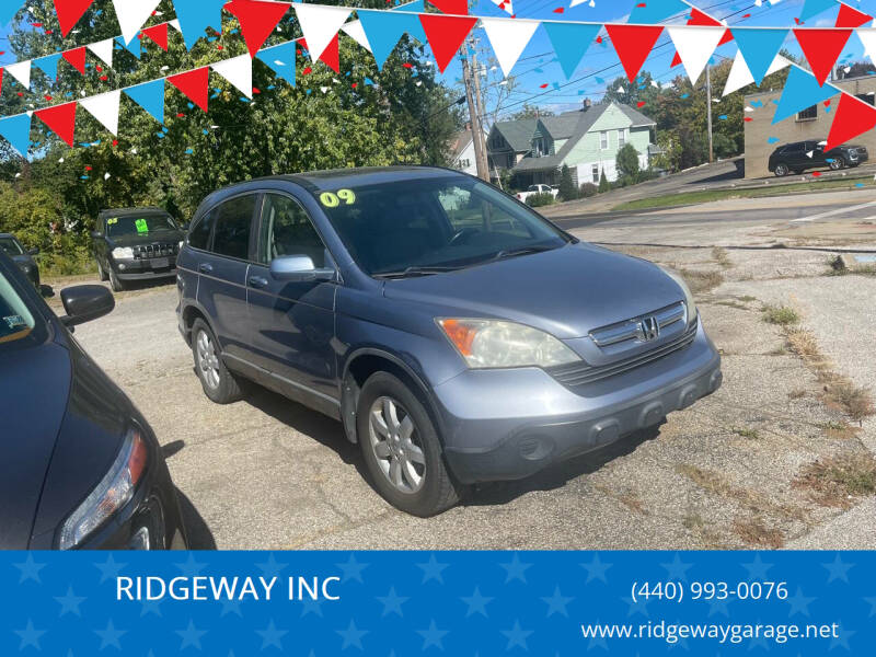 2009 Honda CR-V for sale at RIDGEWAY INC in Ashtabula OH