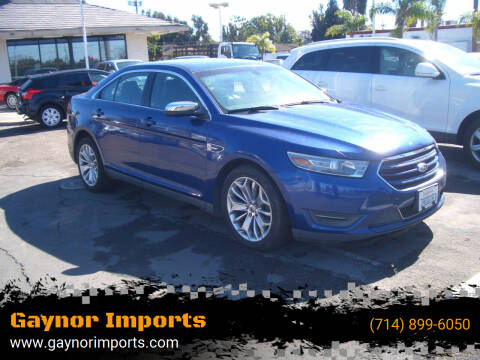 2014 Ford Taurus for sale at Gaynor Imports in Stanton CA