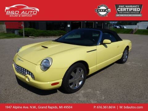 2002 Ford Thunderbird for sale at B&D Auto Sales Inc in Grand Rapids MI