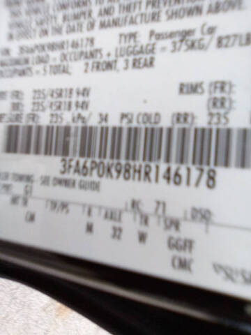 2017 Ford Fusion Titanium