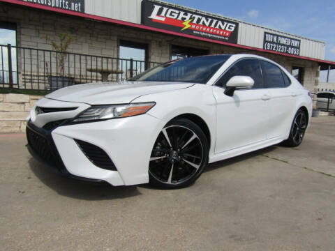 2018 Toyota Camry for sale at Lightning Motorsports in Grand Prairie TX