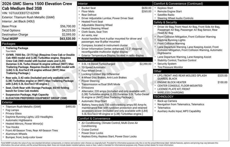 2026 GMC Sierra 1500