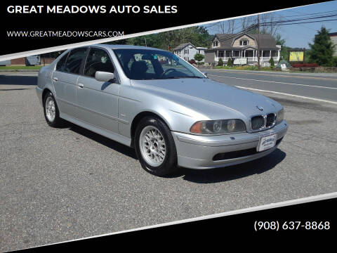 2001 BMW 5 Series for sale at GREAT MEADOWS AUTO SALES in Great Meadows NJ