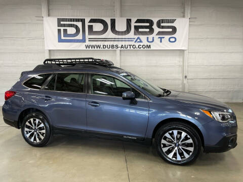 2015 Subaru Outback for sale at DUBS AUTO LLC in Clearfield UT