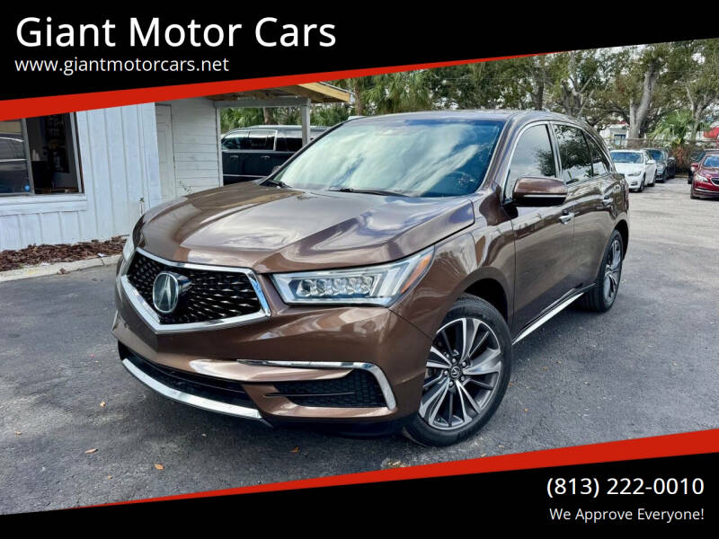 2019 Acura MDX for sale at Giant Motor Cars in Tampa FL