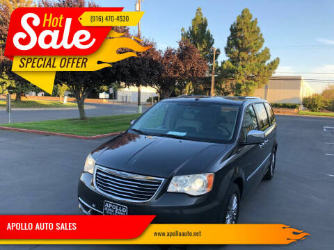 2011 Chrysler Town and Country for sale at APOLLO AUTO SALES in Sacramento CA