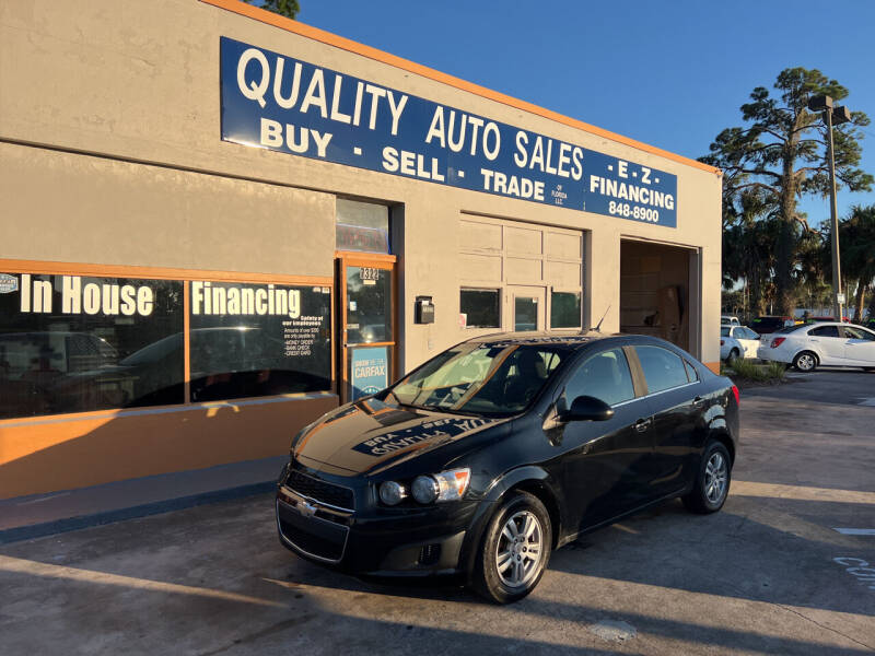 2012 Chevrolet Sonic for sale at QUALITY AUTO SALES OF FLORIDA in New Port Richey FL