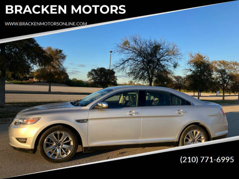 2011 Ford Taurus for sale at BRACKEN MOTORS in San Antonio TX