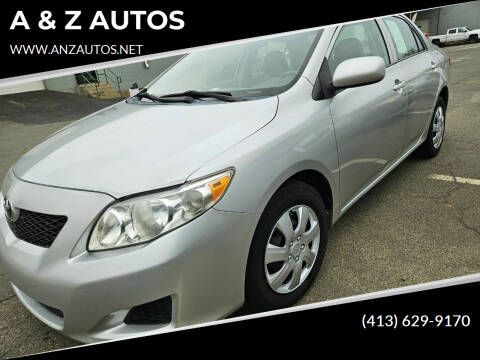 2010 Toyota Corolla for sale at A & Z AUTOS in Westfield MA