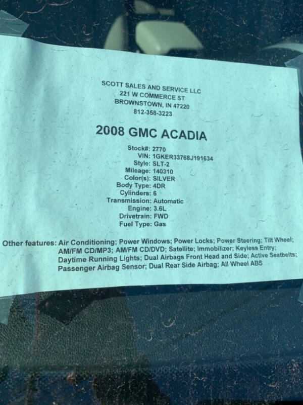 2008 GMC Acadia SLT-2