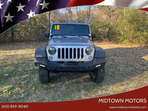 2015 Jeep Wrangler Unlimited for sale at Midtown Motors in Greenbrier TN