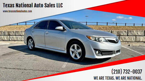 2012 Toyota Camry for sale at Texas National Auto Sales LLC in San Antonio TX