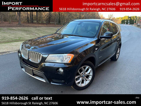 2014 BMW X3 for sale at Import Performance Sales in Raleigh NC