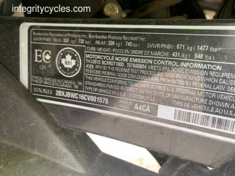 2012 Can-Am Spyder RT-S SE5