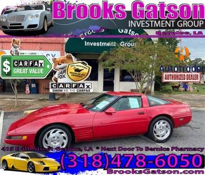 1993 Chevrolet Corvette for sale at Brooks Gatson Investment Group in Bernice LA