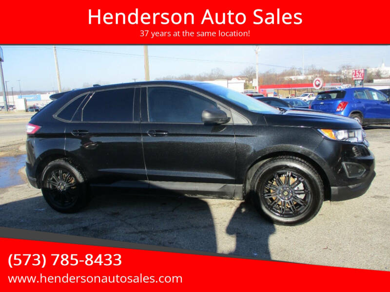 2015 Ford Edge for sale at Henderson Auto Sales in Poplar Bluff MO